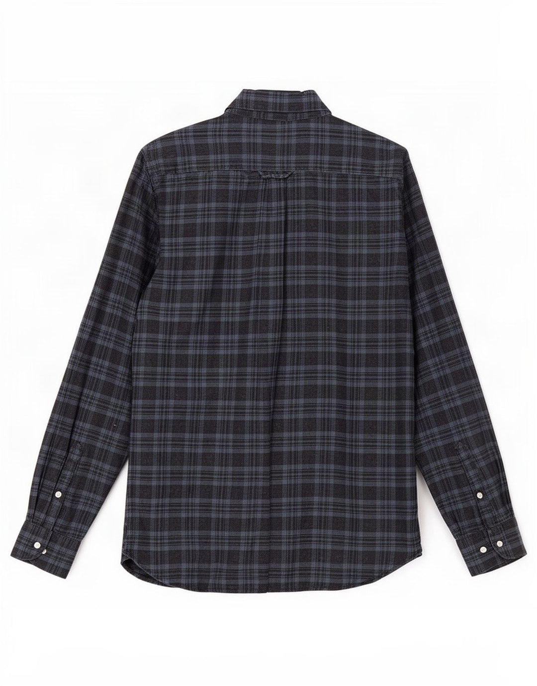 Camicia da uomo in flanella Superdry in cotone a quadri blu navy medio