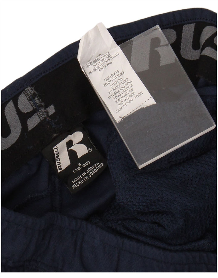 Pantaloni da tuta da donna RUSSELL ATHLETIC piccoli in rayon blu navy
