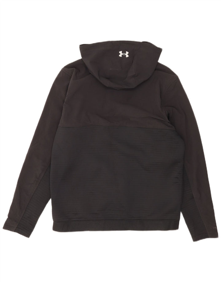 Maglione con cappuccio e zip da uomo Under Armour nero medio