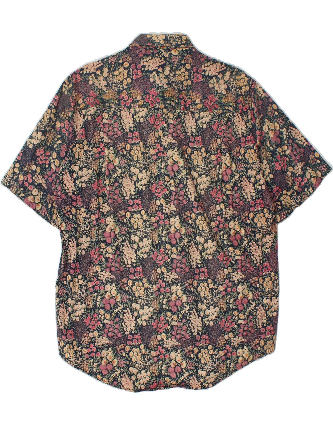HARRIS DE LUCA Mens Short Sleeve Shirt Large Multicoloured Floral Vintage HARRIS de LUCA and Second-Hand HARRIS de LUCA from Messina Hembry 