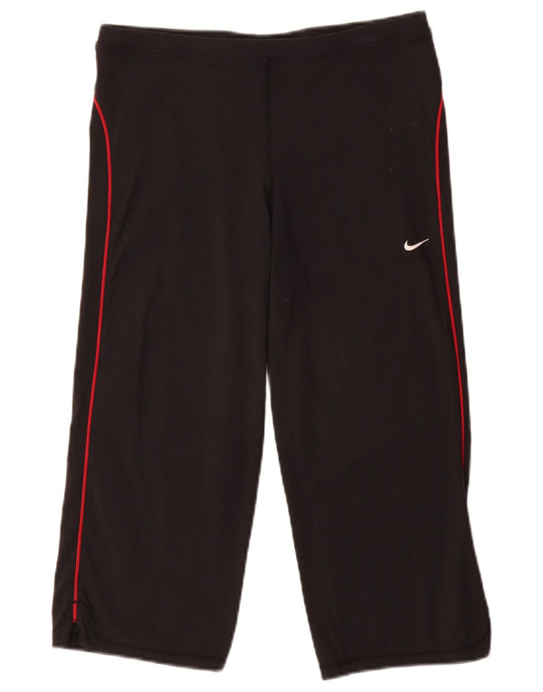Pantaloni da tuta da donna NIKE UK 10/12 Small nylon nero