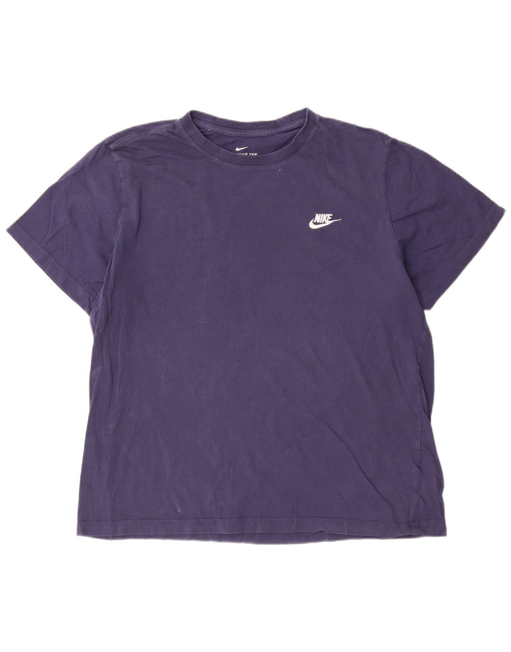 T-shirt da uomo Nike Top XL blu navy in cotone