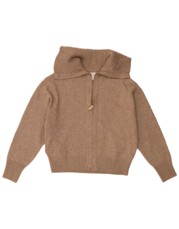 Maglia Cardigan Bambina Zara 13-14 Anni Beige Viscosa