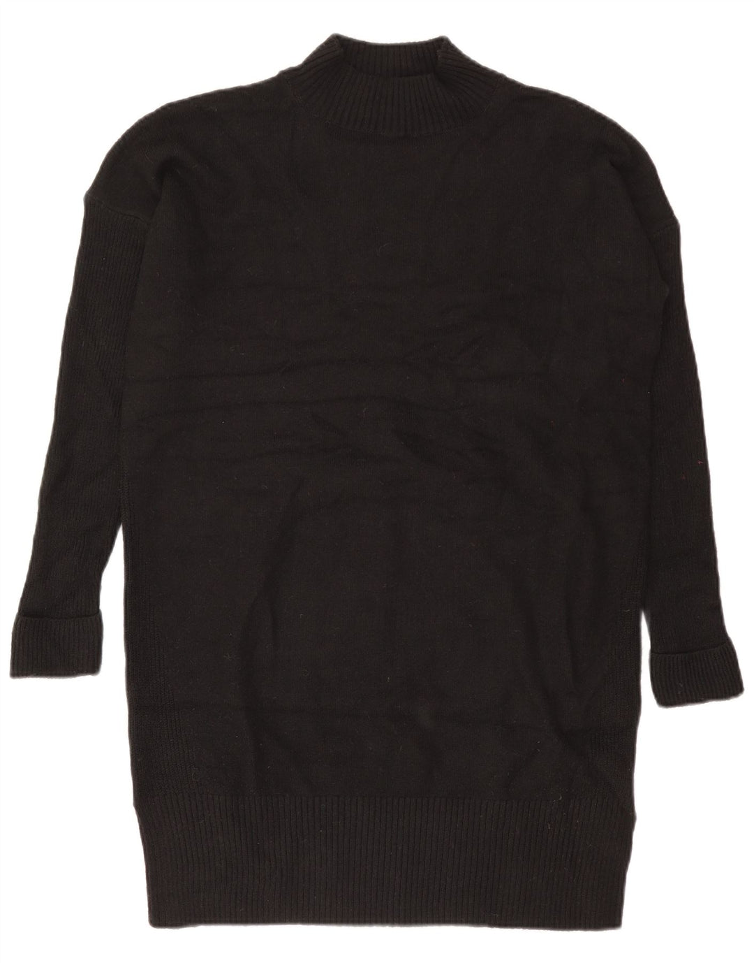 Abito maglione da donna Fat Face UK 12 Poliestere nero medio
