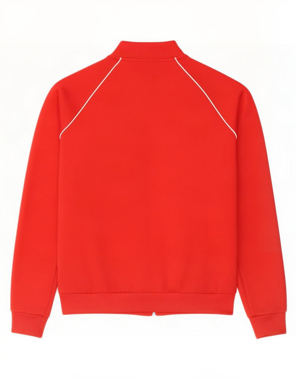 Giacca da ginnastica da donna Adidas UK 8 Small Poliestere rosso