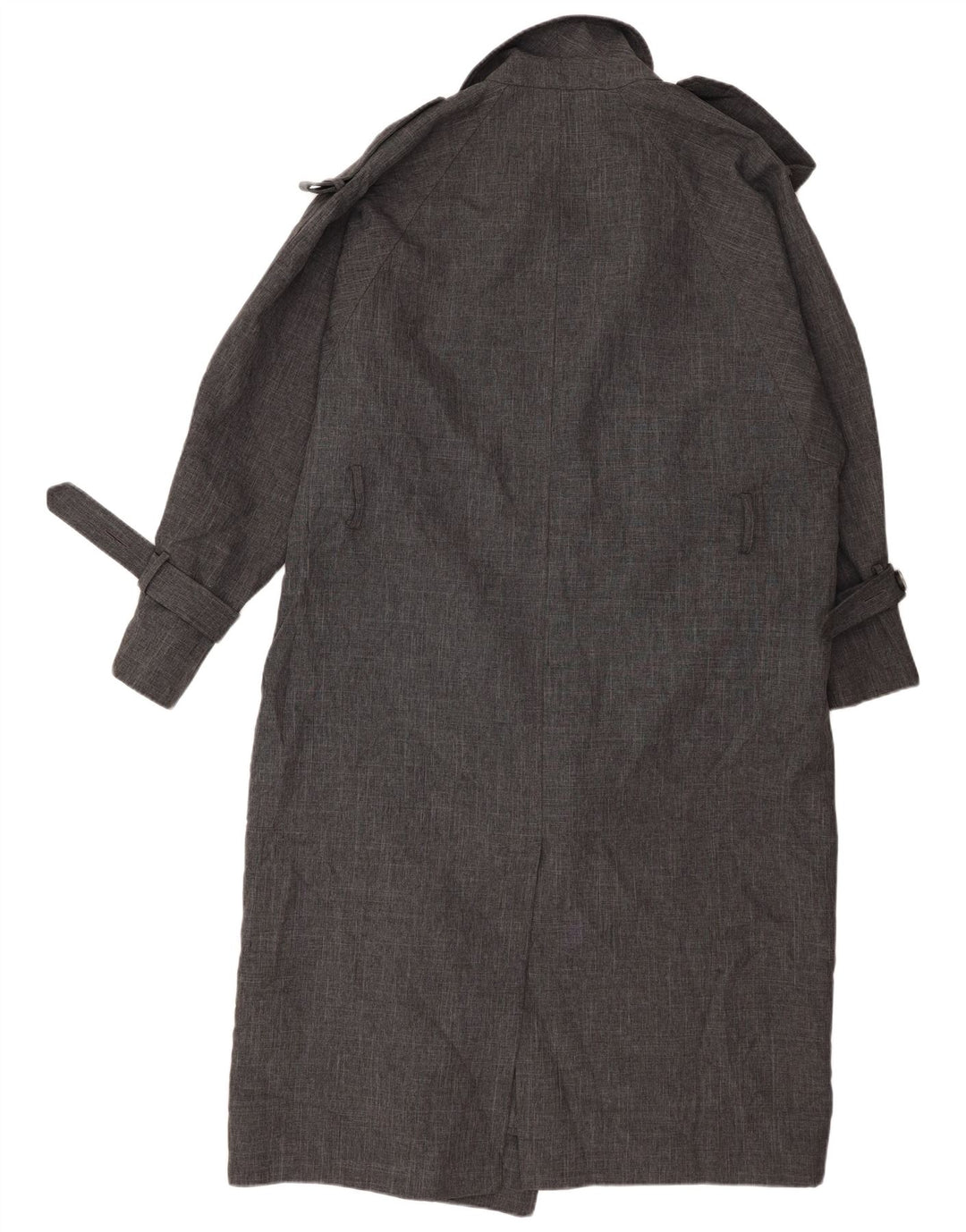Trench oversize da donna Topshop UK 14 grande poliestere grigio