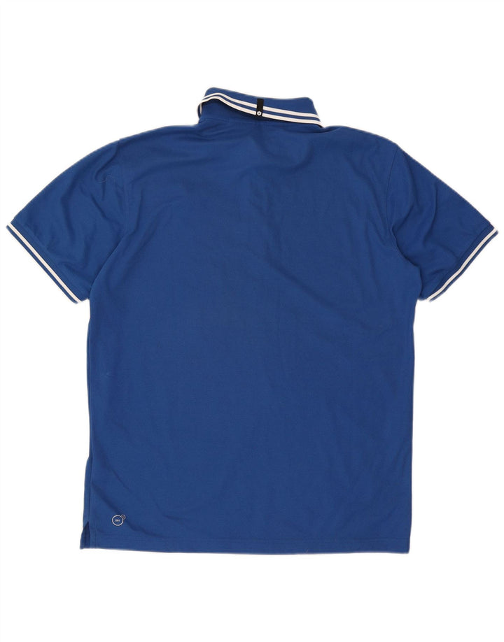 Polo da uomo Puma Large blu in poliestere