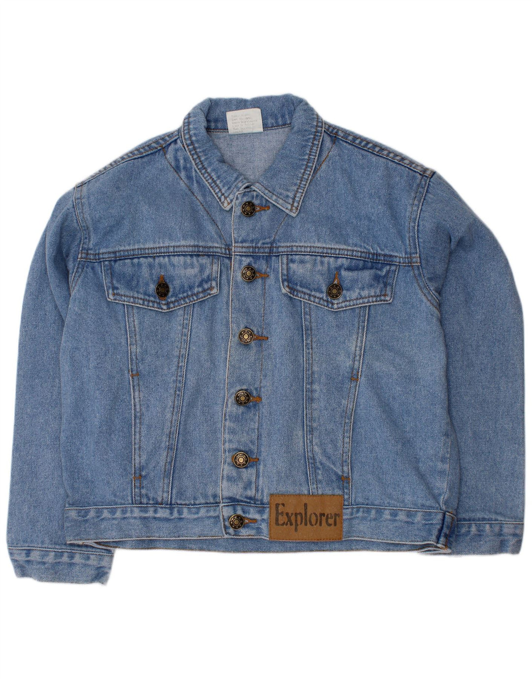 Giacca di jeans per ragazzi EXPLORER 8-9 anni in cotone blu