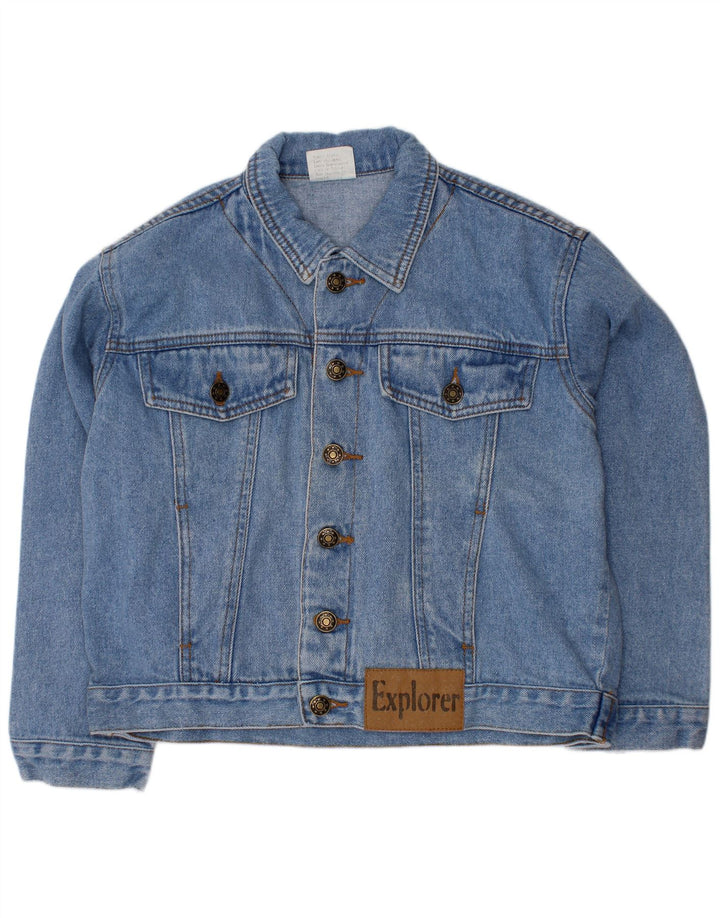 Giacca di jeans per ragazzi EXPLORER 8-9 anni in cotone blu
