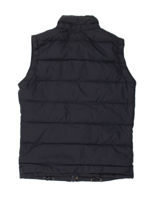JACK WILLS Mens Padded Gilet UK 36 Small Navy Blue Nylon