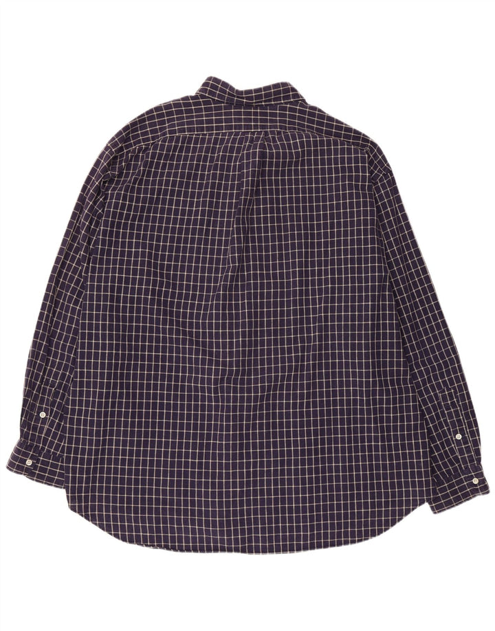 POLO RALPH LAUREN Camicia Blaire da uomo 2XL Cotone a quadri blu navy