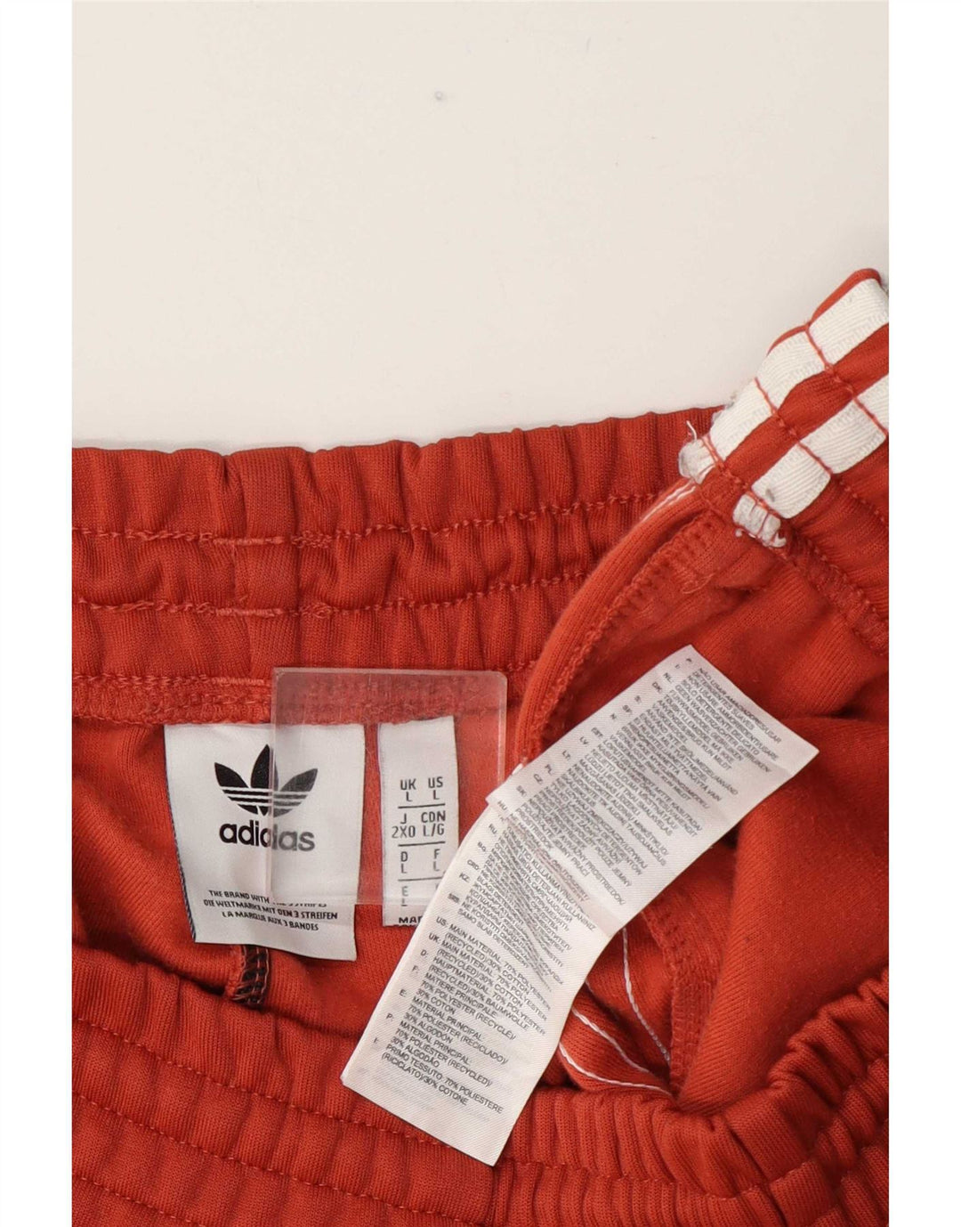 Pantaloni da tuta da uomo Adidas Joggers grandi in poliestere marrone