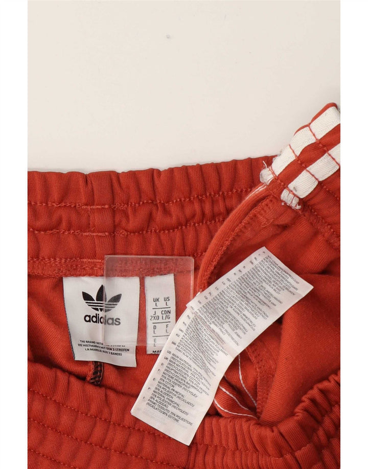 Pantaloni da tuta da uomo Adidas Joggers grandi in poliestere marrone