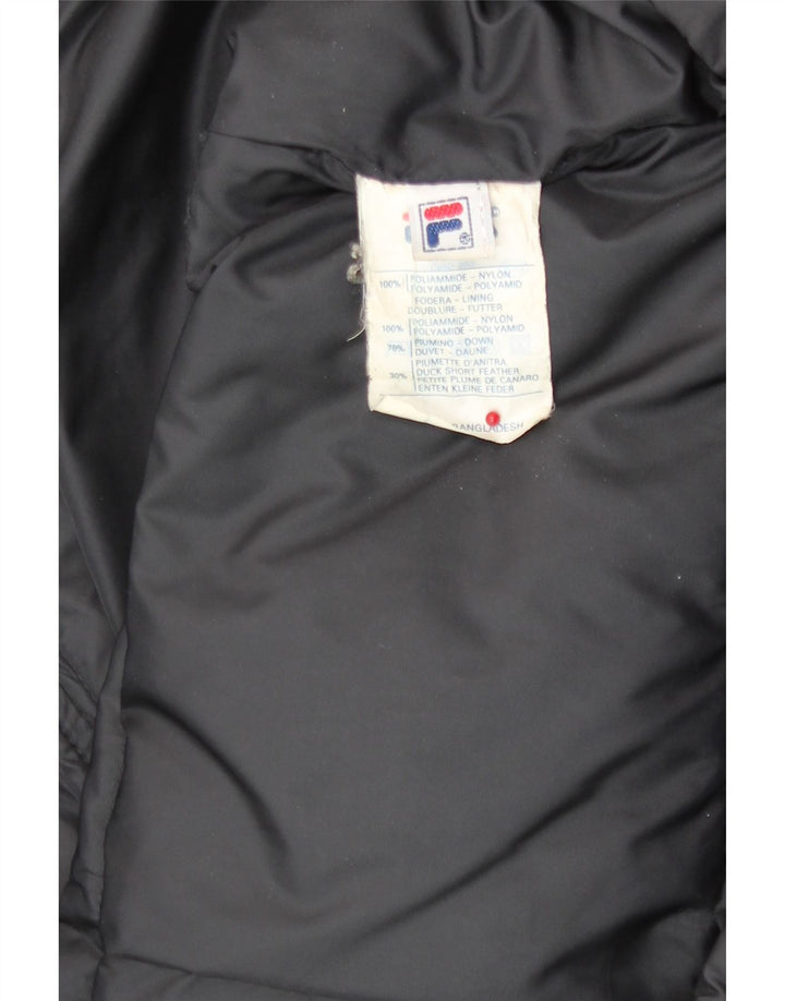 Gilet imbottito da uomo Fila IT 52 XL Nero Poliammide