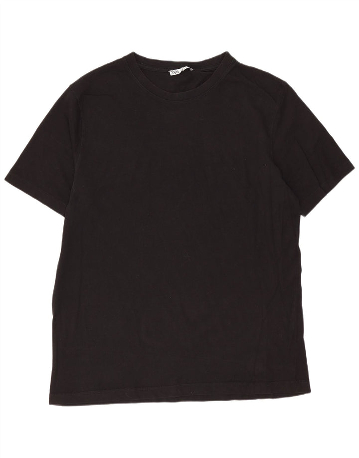 T-shirt da uomo ZARA Top XL in cotone nero