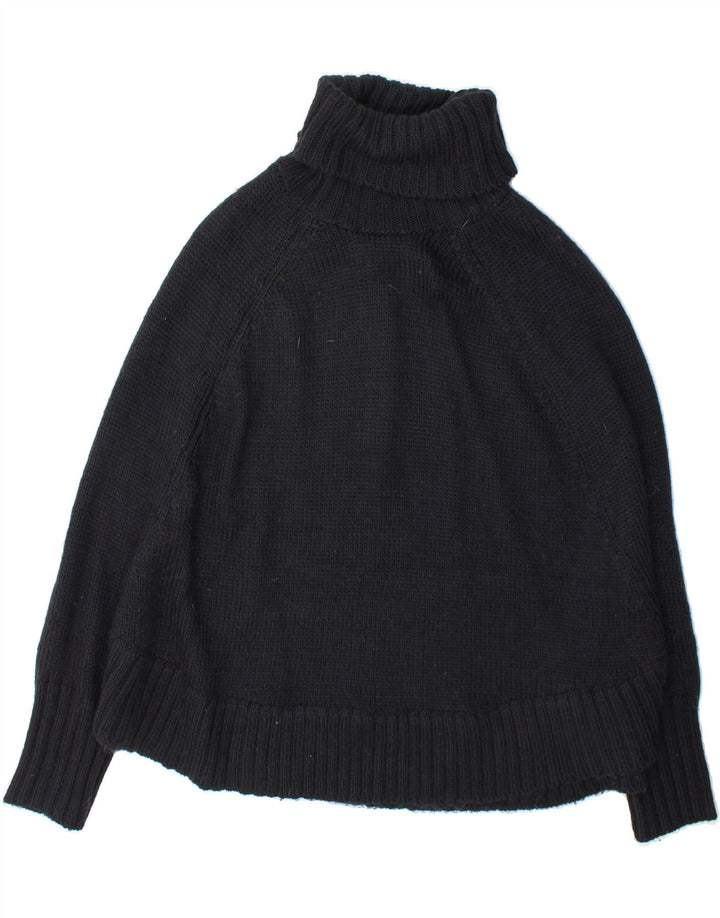 MICHAEL KORS Womens Batwing Roll Neck Jumper Sweater UK 10 Small Black Vintage Michael Kors and Second-Hand Michael Kors from Messina Hembry 