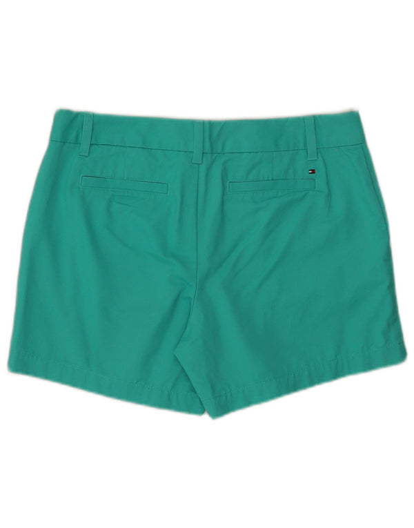 Pantaloncini chino da donna Tommy Hilfiger US 8 medi W32 cotone verde