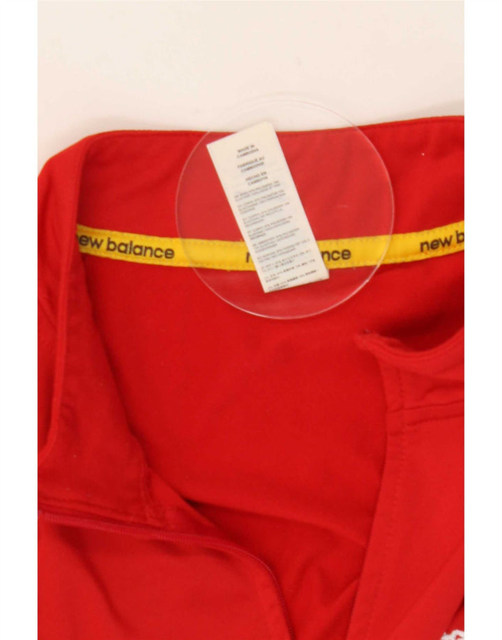 New Balance Uomo Liverpool Grafica Pullover Tuta Top Grande Rosso
