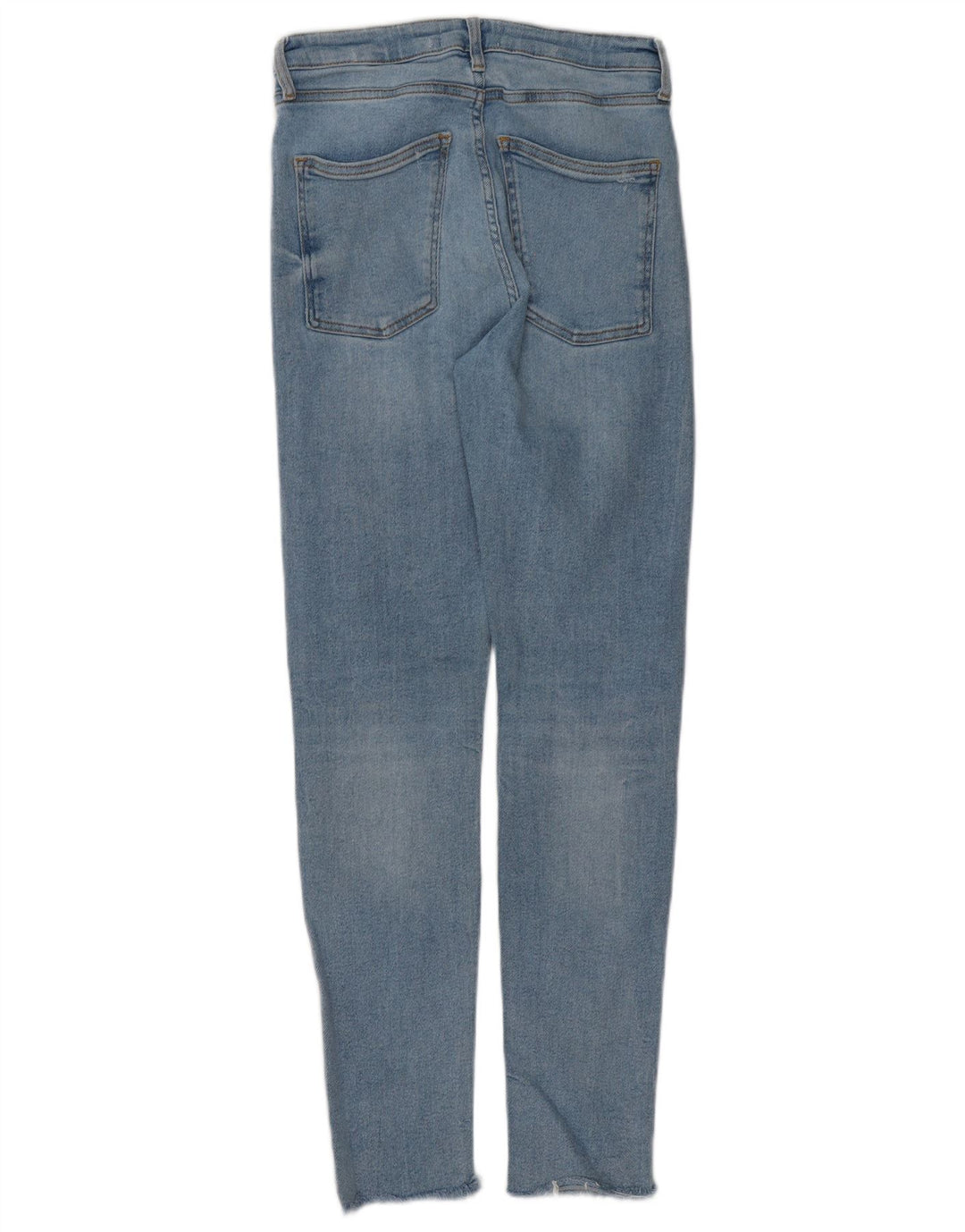 Jeans skinny effetto invecchiato da donna Zara EU 38 Small W28 L30 Blu