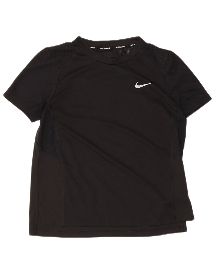 T-shirt da donna Nike Top UK 12 medio nero poliestere