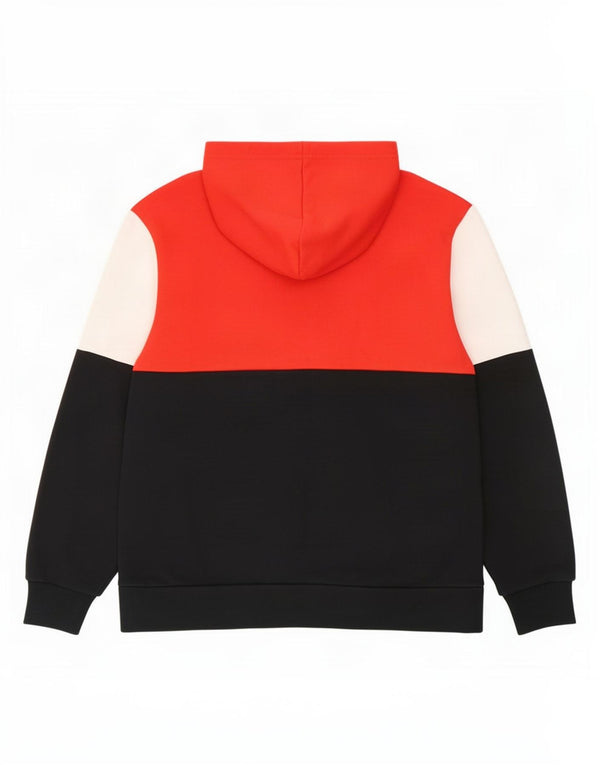 Felpa con cappuccio grafica da ragazzo Puma 15-16 anni in cotone color block rosso
