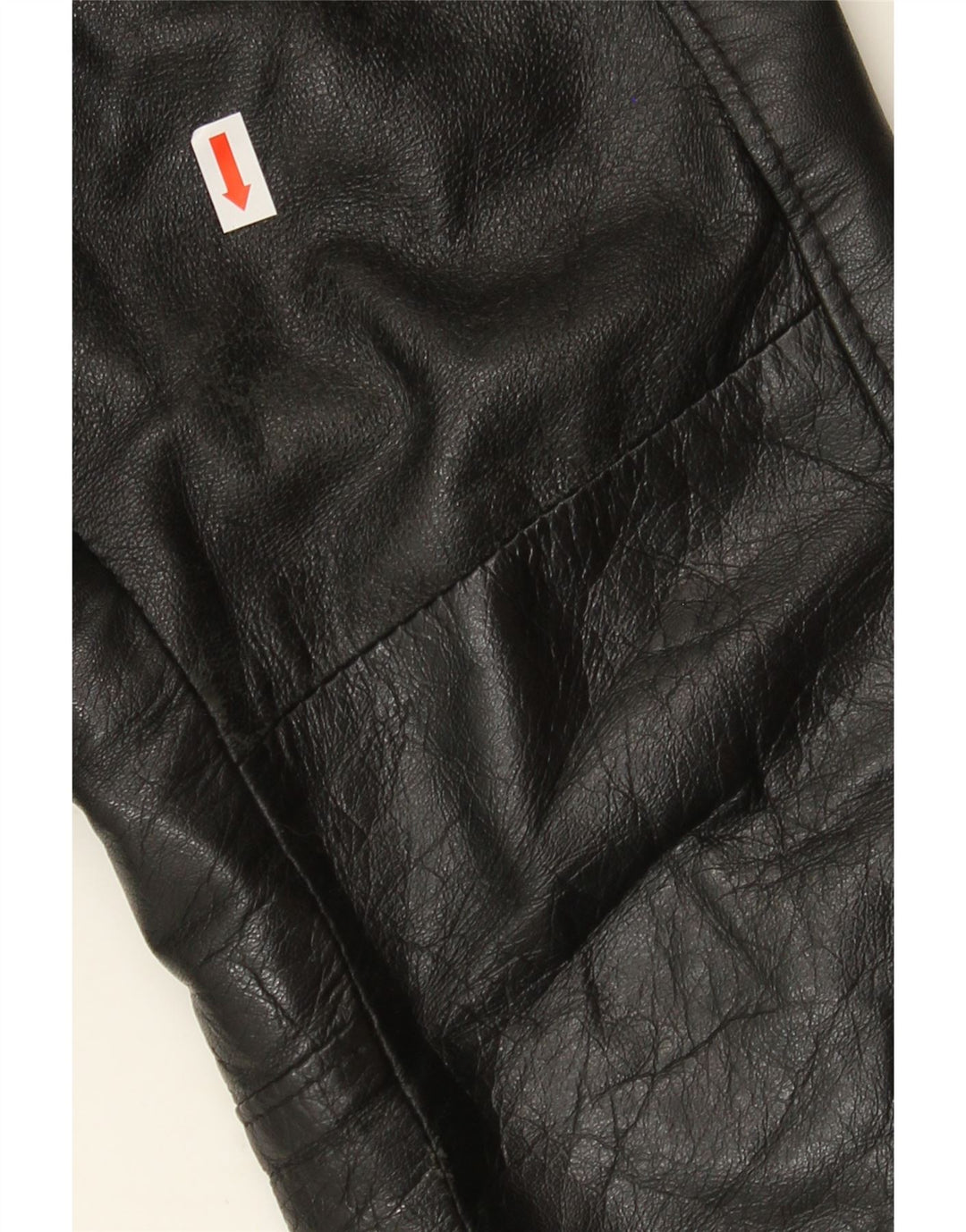 SENSO UNICO Mens Leather Coat UK 44 2XL Black Leather Vintage Senso Unico and Second-Hand Senso Unico from Messina Hembry 