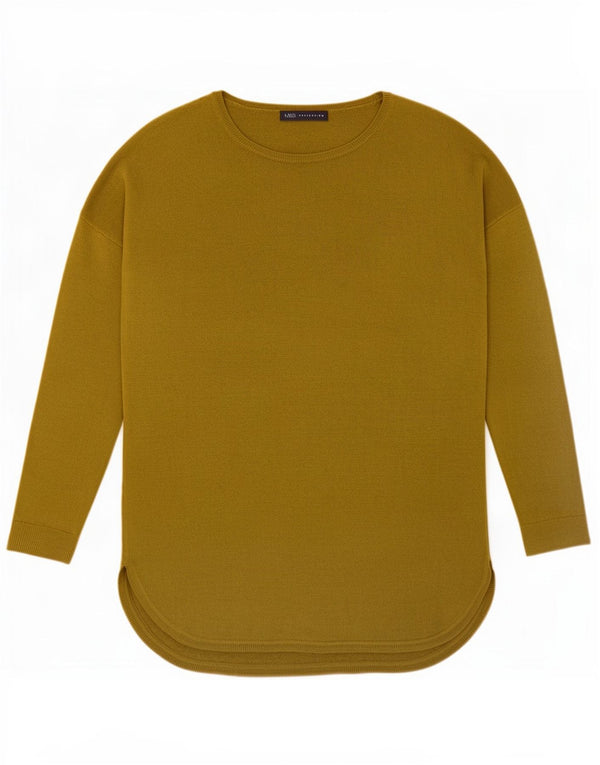 Maglione maglione oversize con scollo a barca da donna Marks & Spencer UK 10 piccolo verde