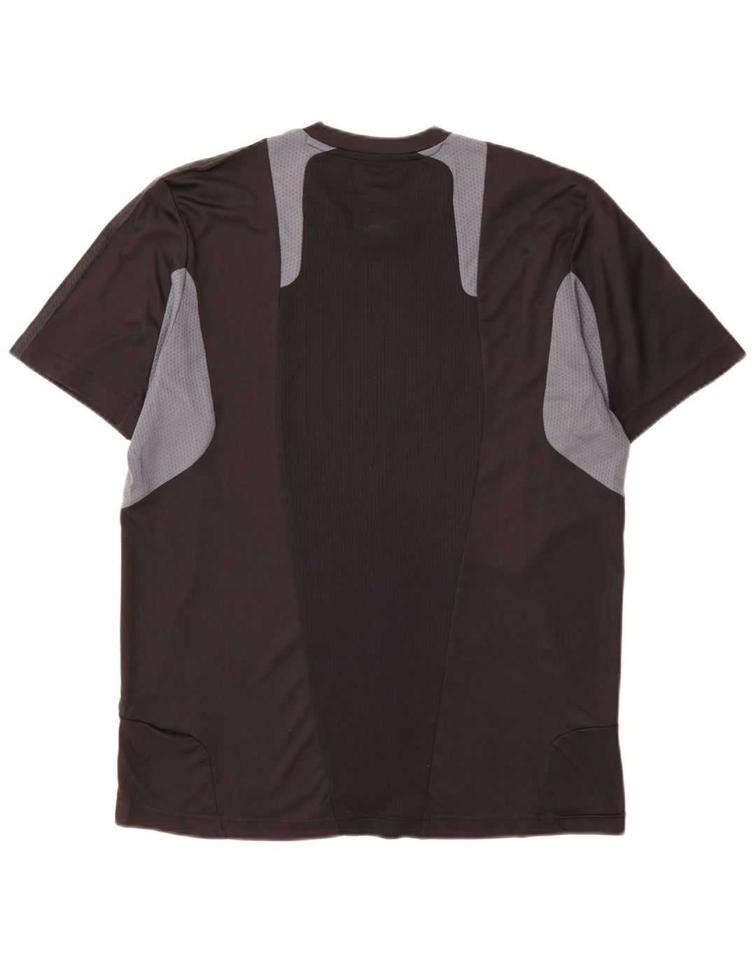 Adidas T-shirt da uomo Top Medium Black Colourblock poliestere sportivo