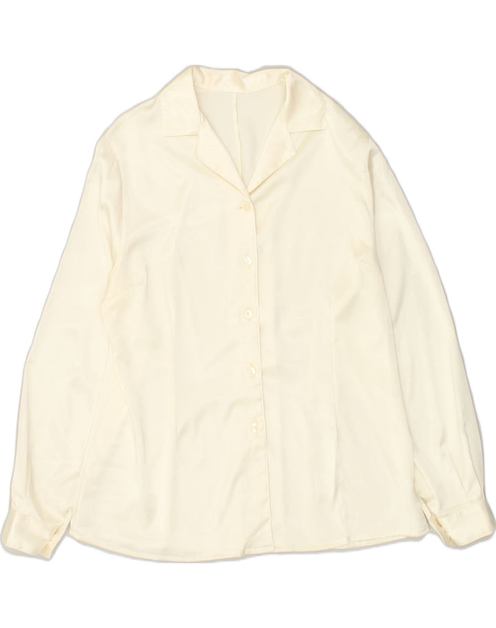 VINTAGE Womens Shirt UK 18 XL Beige | Vintage Vintage | Thrift | Second-Hand Vintage | Used Clothing | Messina Hembry 