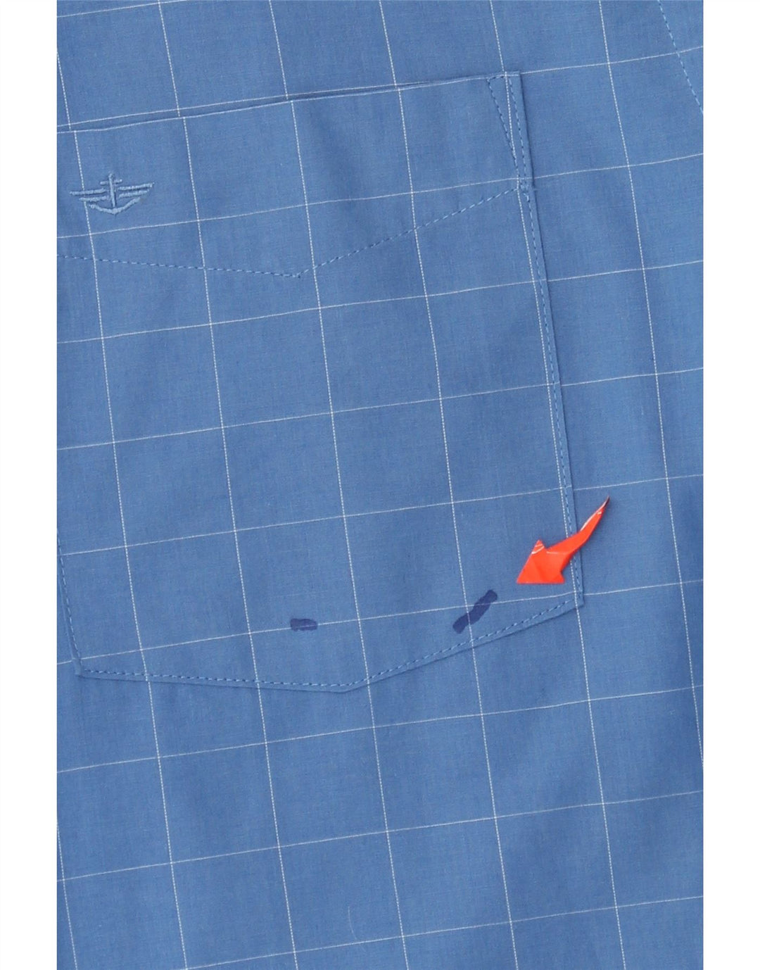 Camicia a quadri da uomo Dockers in cotone a quadri grandi blu