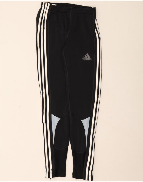 Pantaloni della tuta da donna Adidas Climawarm UK 8 Small Black Colourblock