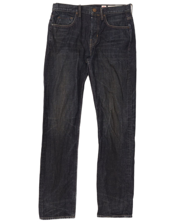 All Saints Mens Slim Jeans W32 L33 Navy Blue Cotton