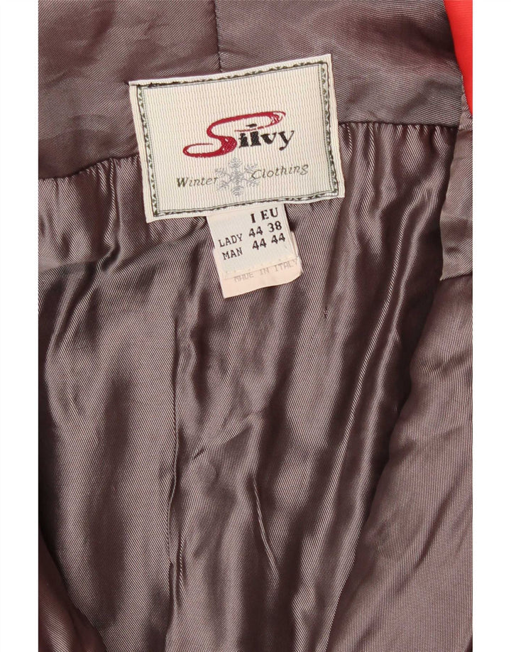 Tuta da sci da donna con cappuccio vestibilità ampia Silvy IT 44 Medium Red Winter