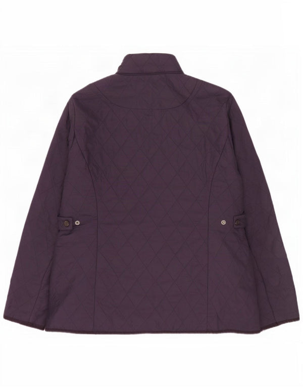 Giacca trapuntata da donna Barbour UK 16 grande blu navy