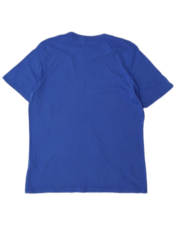 T-shirt da uomo Nike Top Large in cotone blu