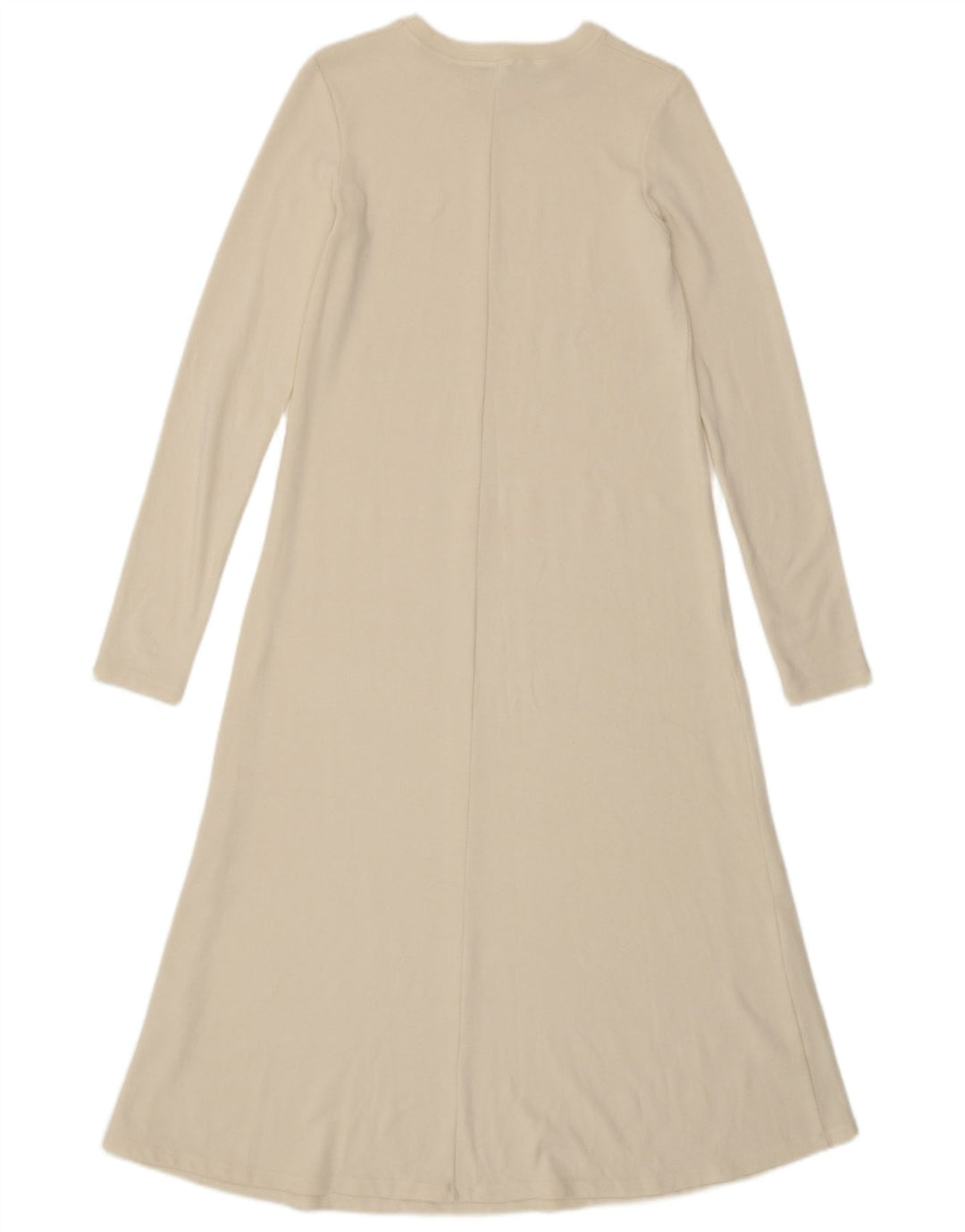 Abito maxi maglione Zara da donna UK 10 piccolo bianco