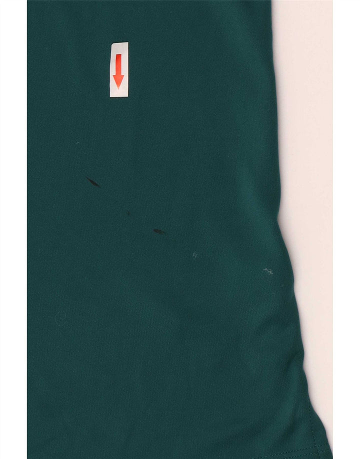 Polo Adidas da uomo grande in poliestere verde