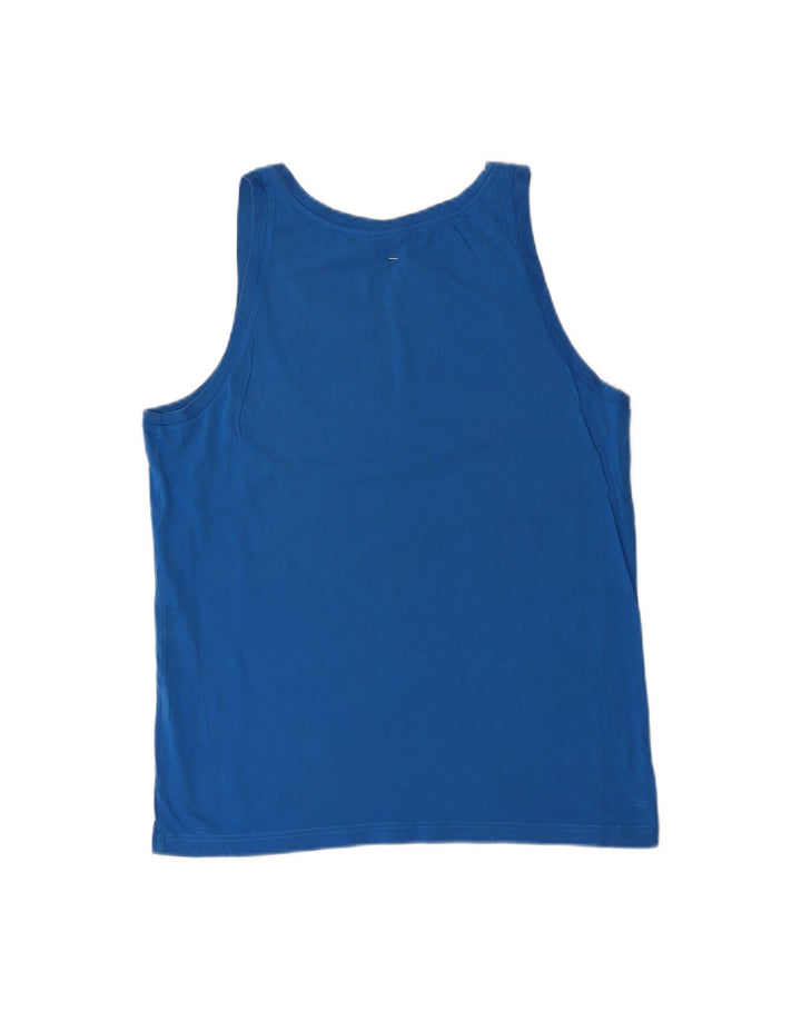 CHAMPION Womens Vest Top UK 16 Large Blue