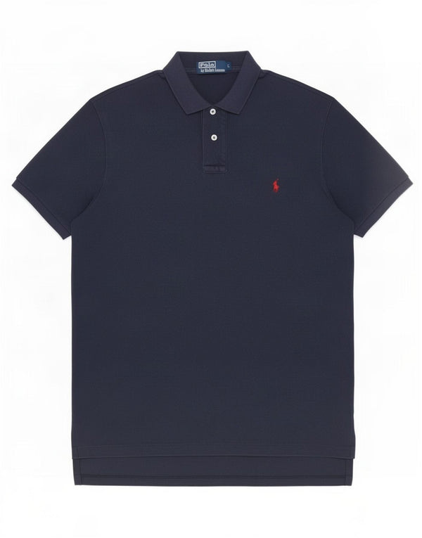 Polo Ralph Lauren da uomo su misura Polo grande in cotone blu navy