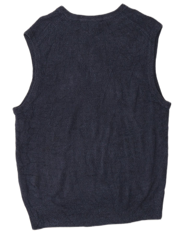 Canottiera da uomo Dockers Canotta media in acrilico screziato blu navy