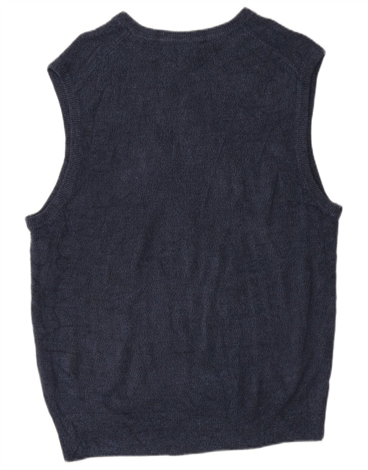 Canottiera da uomo Dockers Canotta media in acrilico screziato blu navy