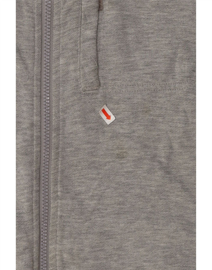 Giacca da ginnastica da uomo Adidas grande in cotone chiazzato grigio