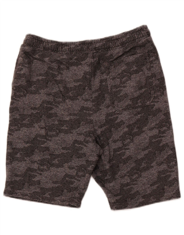 MARKS & SPENCER Pantaloncini sportivi da bambino 13-14 anni in cotone mimetico grigio