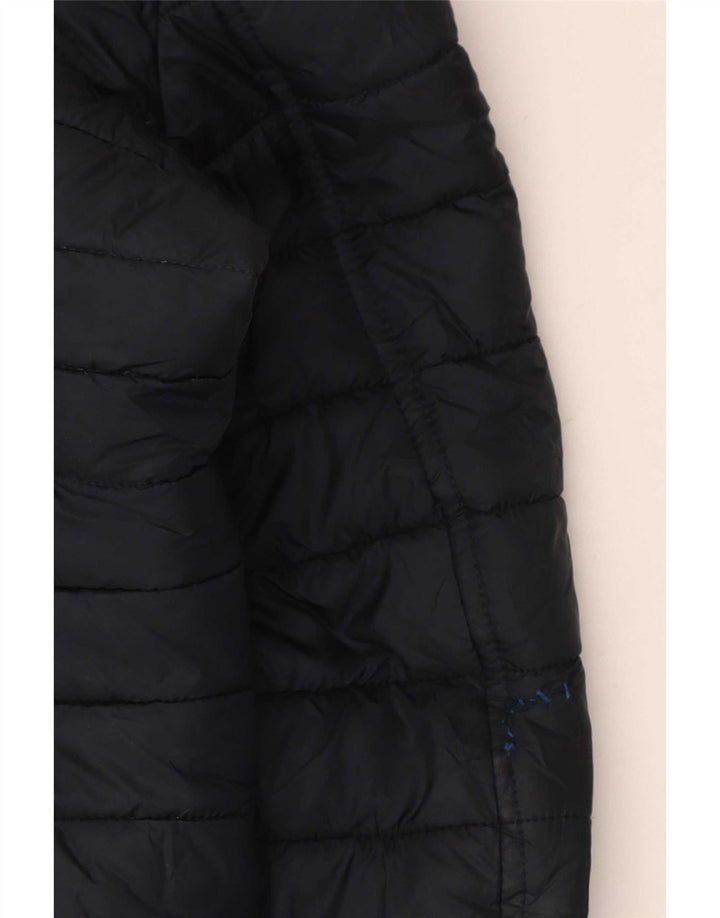 Cappotto imbottito con cappuccio da donna Joules UK 16 grande poliestere blu navy
