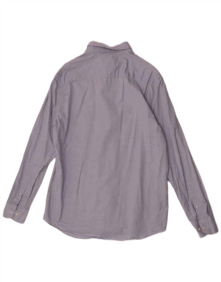 Camicia Uomo Massimo Dutti XL Cotone Blu