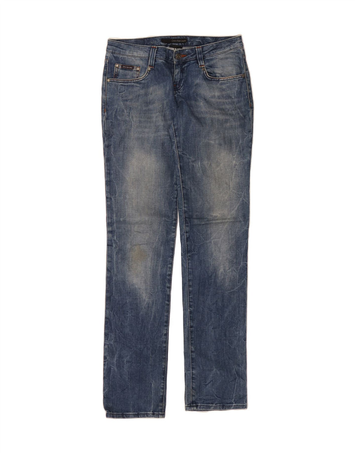 CALVIN KLEIN Womens Low Waist Slim Jeans W29 L34  Blue Vintage Calvin Klein and Second-Hand Calvin Klein from Messina Hembry 