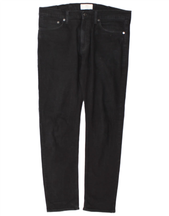 Jeans slim da uomo Marks & Spencer W34 L31 cotone nero