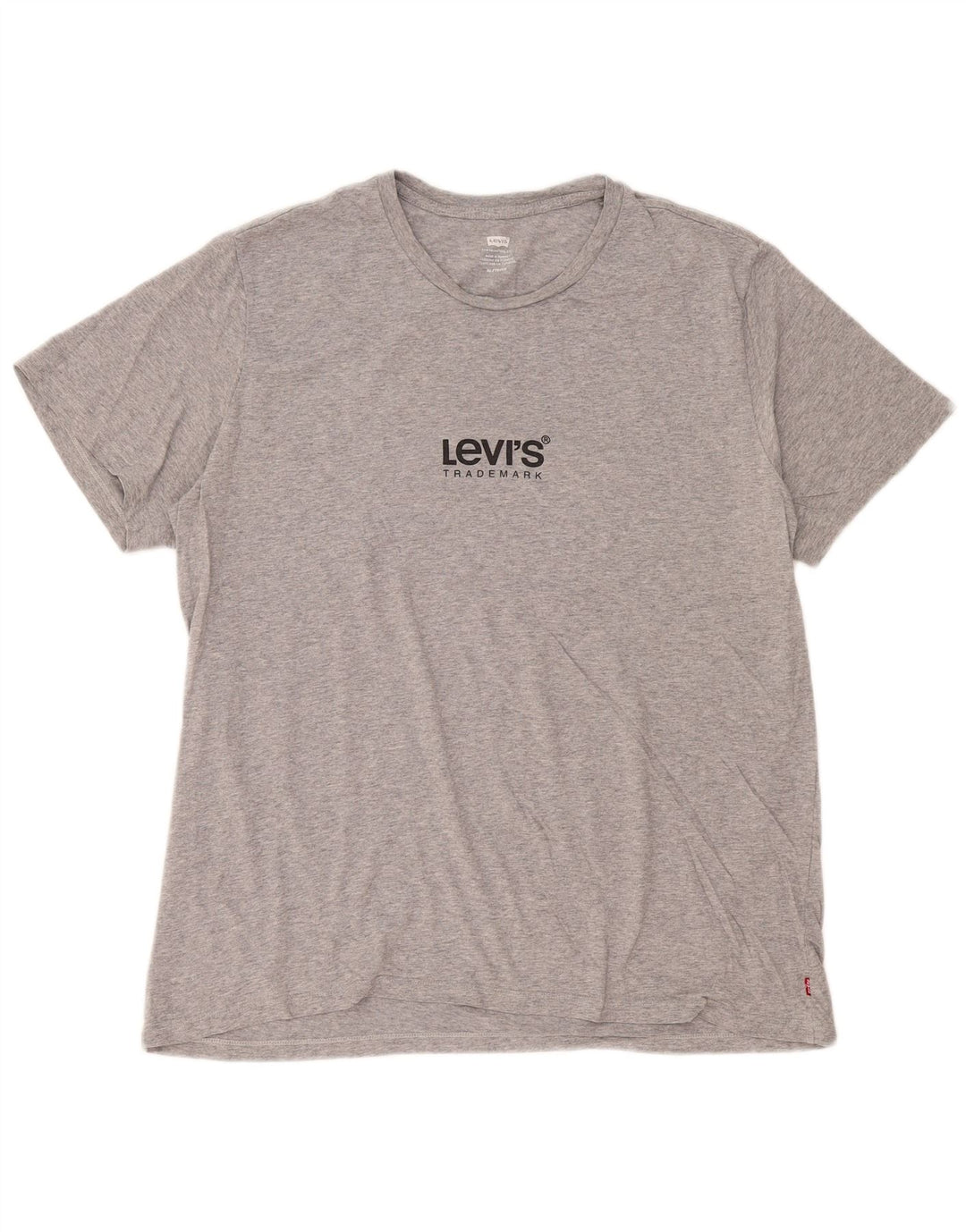 T-shirt grafica da uomo Levi's Top XL grigia chiazzata