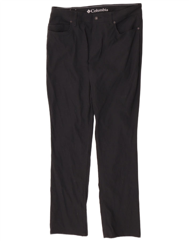 Pantaloni casual regolari da uomo Columbia W34 L32 nylon nero