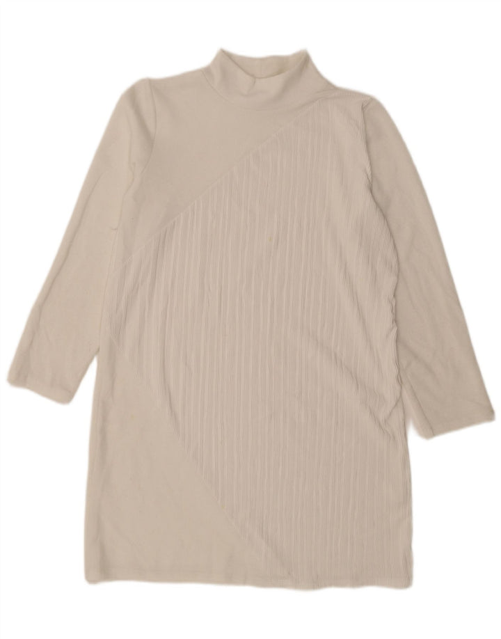 Abito maglione Zara da donna UK 14 bianco medio